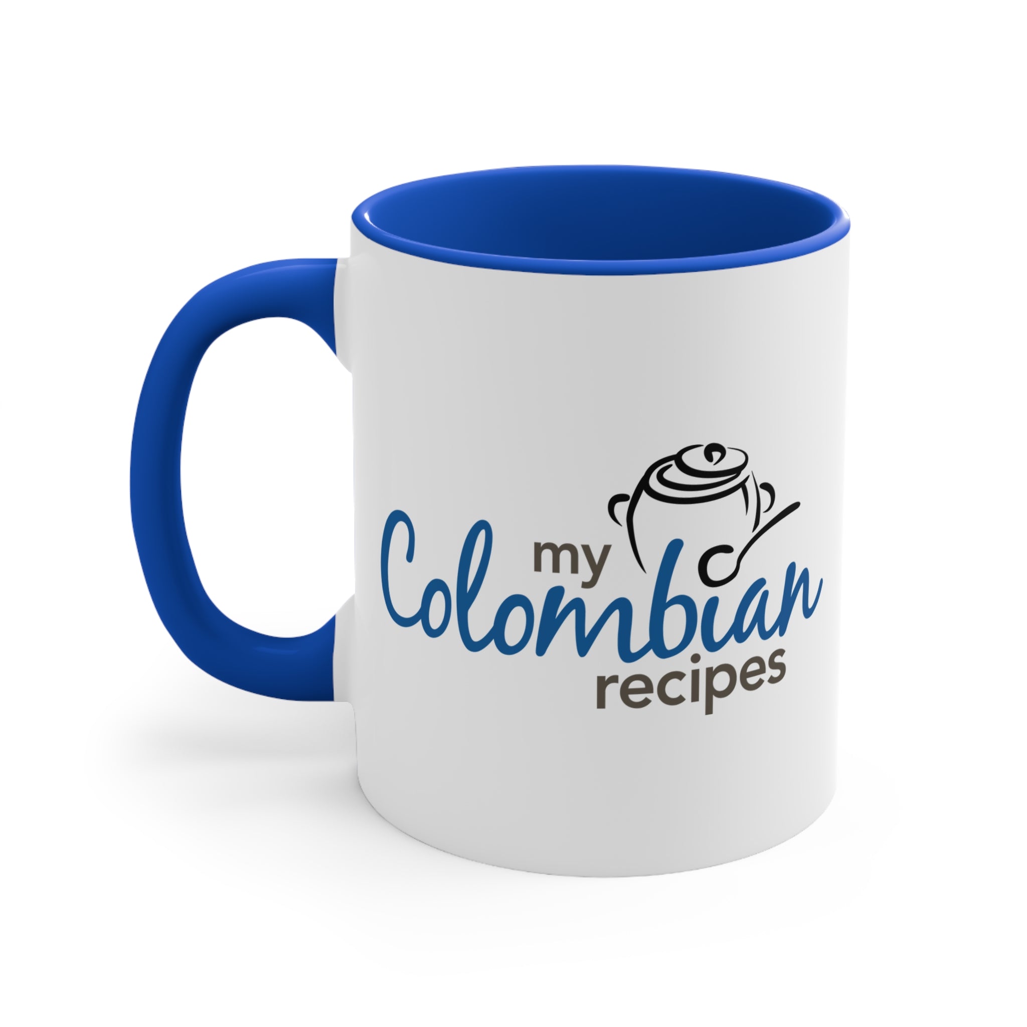 'My Colombian Recipes' Mug — 11oz Coffee Cup for Home Cooks & Food Lovers