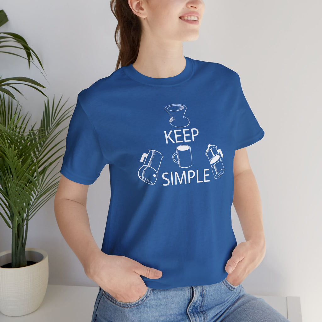 Attention Coffee Lovers - 'Keep Coffee Simple' Tee