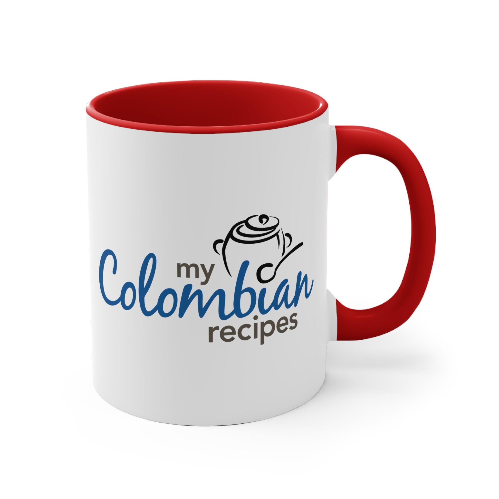 'My Colombian Recipes' Mug — 11oz Coffee Cup for Home Cooks & Food Lovers